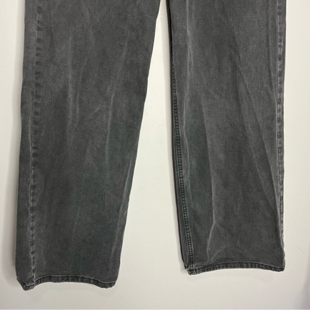Refuge Denim High Waist Loose Fit Baggy Black Retro Jeans, size 5 - Picture 4 of 12